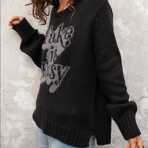 Wooden Ships Knits black sweater